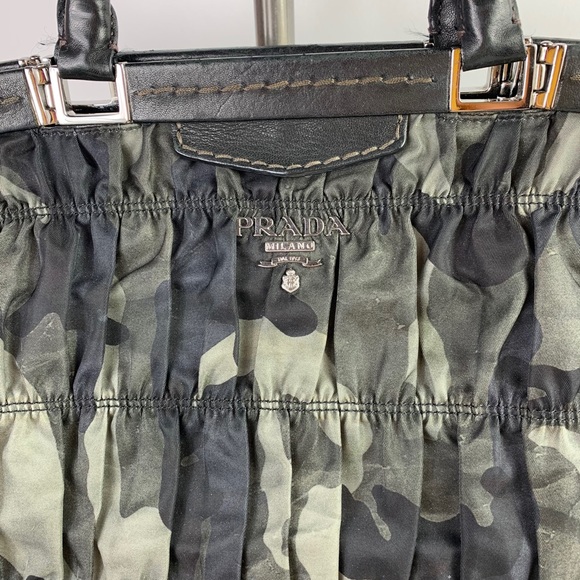 Prada Tessuto Gaufre Camo Tote - Picture 14 of 16